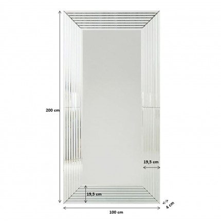 Wall Mirror Linea 200x100cm Kare Design