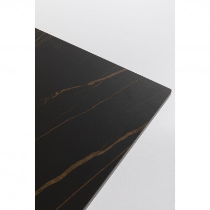 Eettafel Gloria steengoed zwart 200x100cm Kare Design