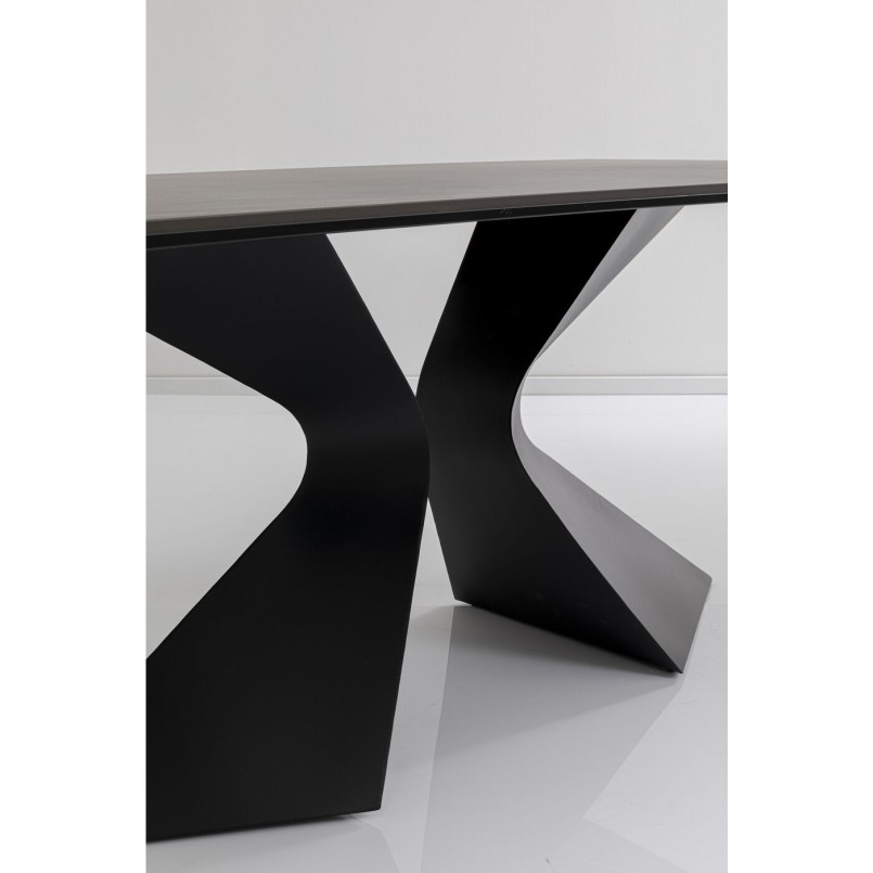 Table Gloria 200x100cm marbre noir Kare Design