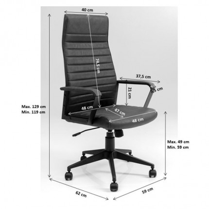 Office Chair Labora High Pebble Kare Design