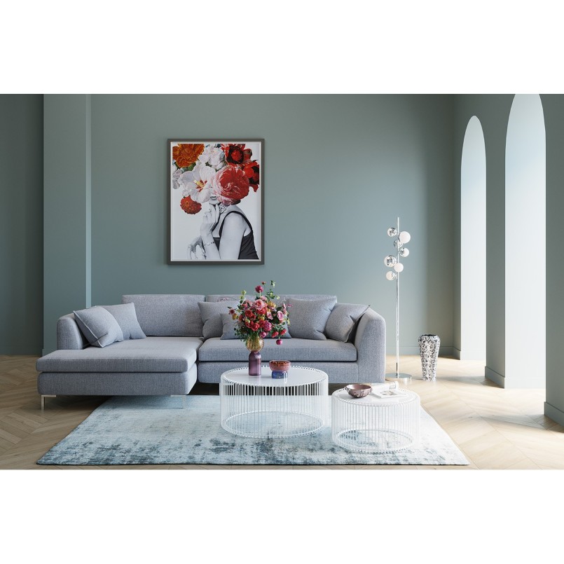 Tables basses Wire blanche 2/set Kare Design