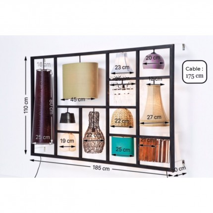 Wandlamp Parecchi Art House Kare Design