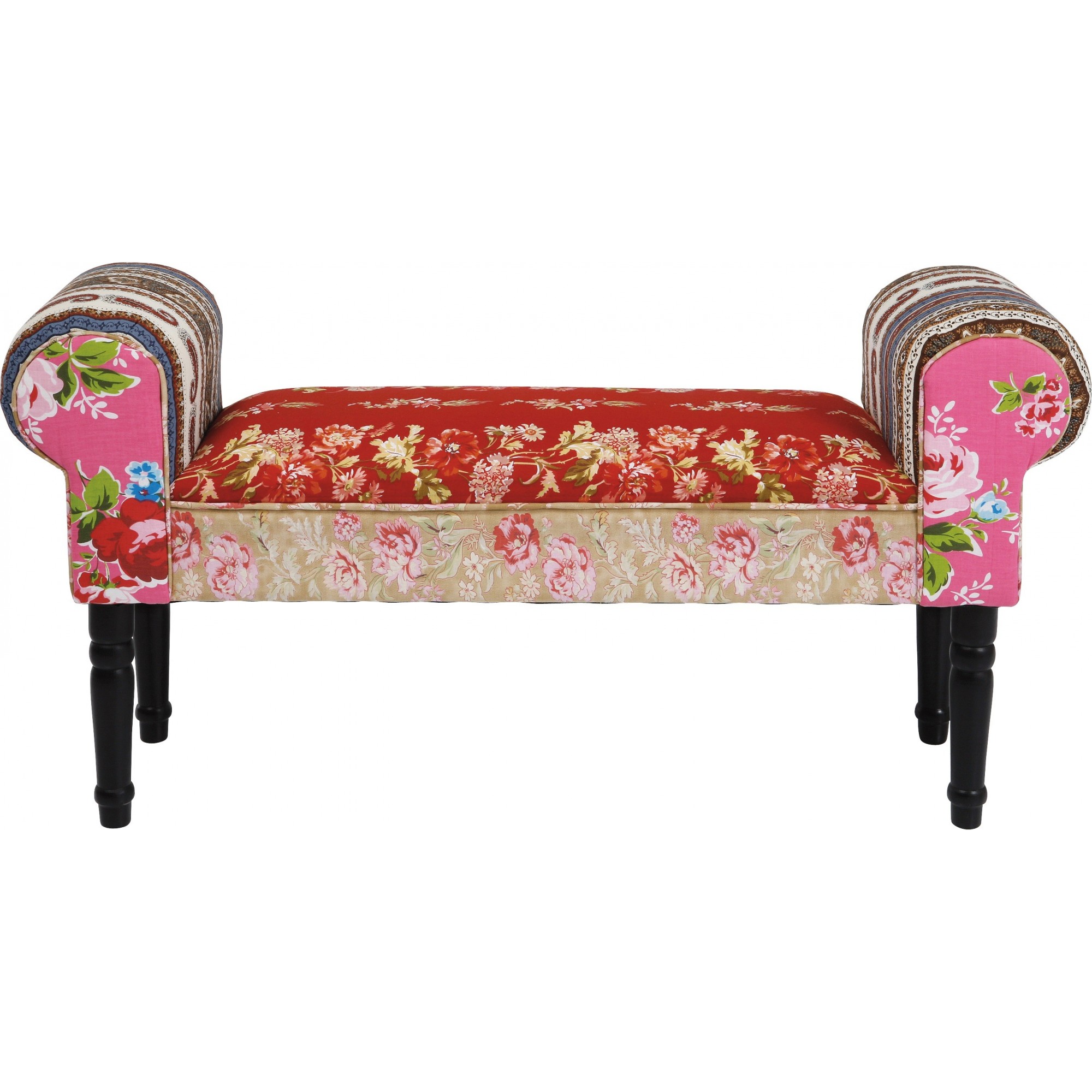Bench Wing Patchwork Red Kare Design