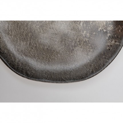 Plates Savannah Brown/Grey Matt Ø26cm (4/set) Kare Design