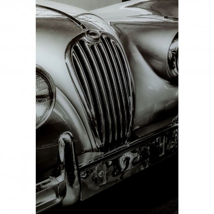 Glasplaatje Vintage Cabrio 150x100cm Kare Design