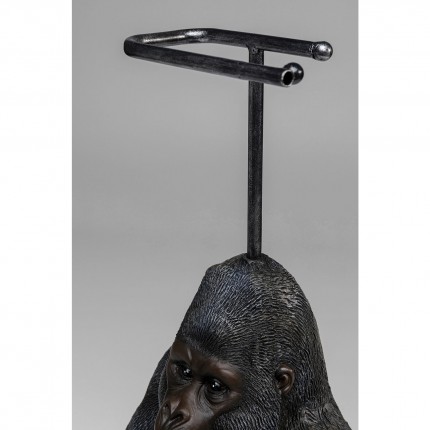 Toilet Paper Holder Sitting Monkey Gorilla 51cm Kare Design