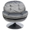 Fauteuil pivotant Cosy gris Kare Design
