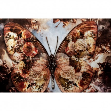 Glass Picture Butterfly 150x100cm Kare Design