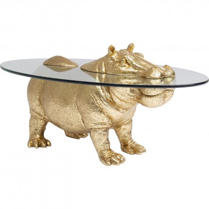 Salontafel Nijlpaard goud Kare Design