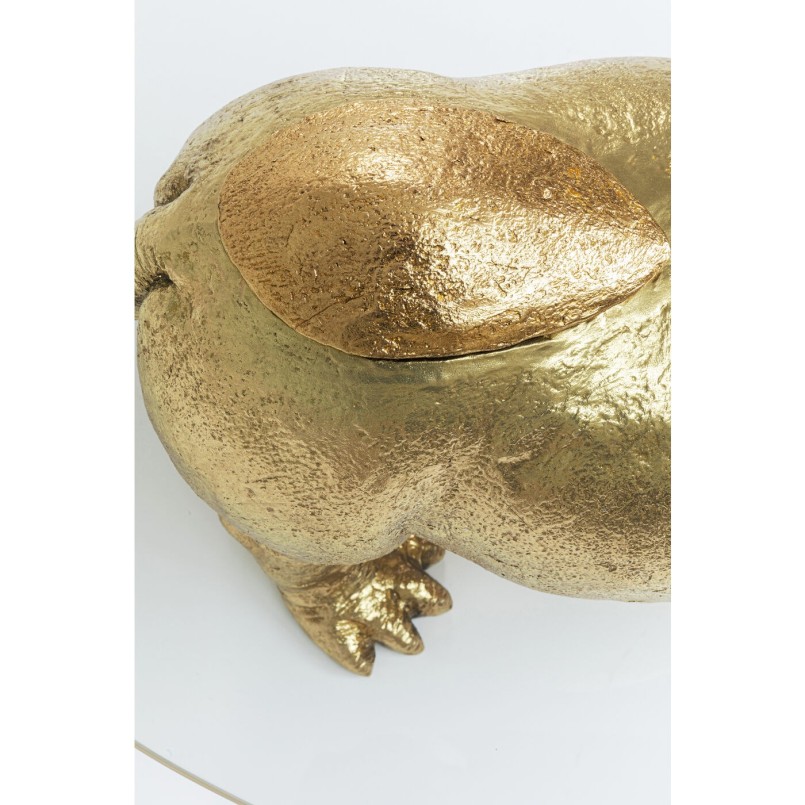 Table basse hippopotame doré Kare Design