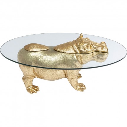 Salontafel Nijlpaard goud Kare Design