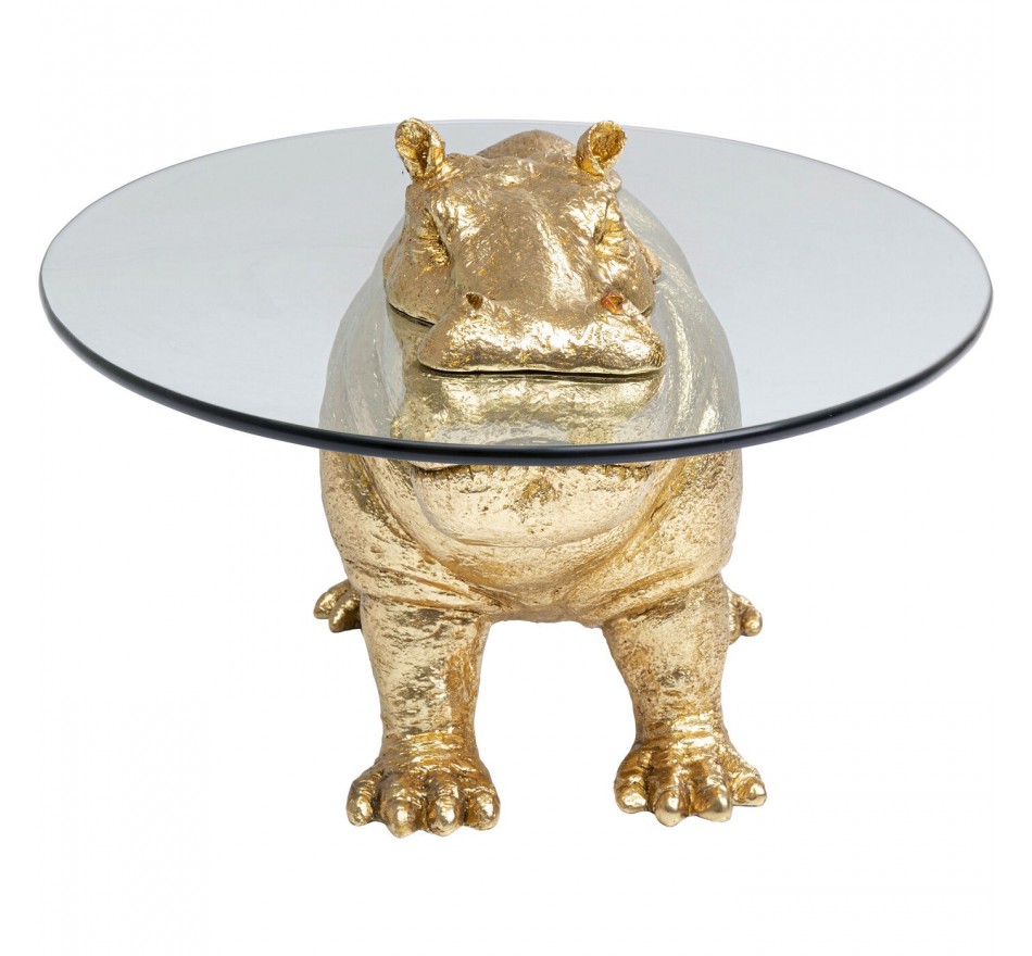Salontafel Nijlpaard goud Kare Design