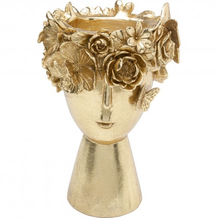 Vase Flowercrown Gold 30cm Kare Design
