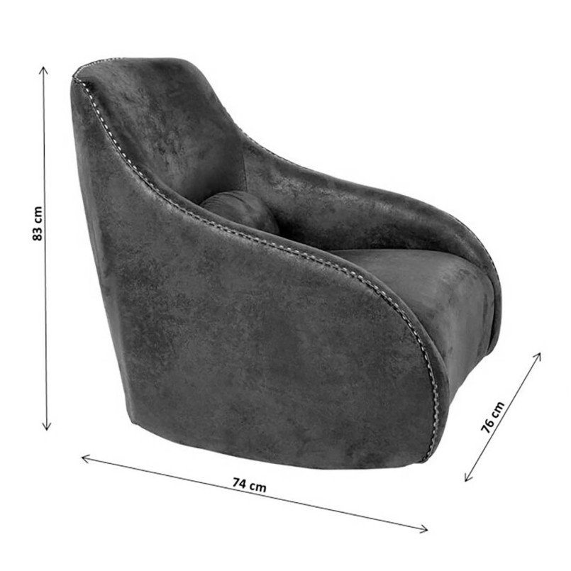 Fauteuil à bascule Rocking Chair Swing Ritmo Vintage Kare Design