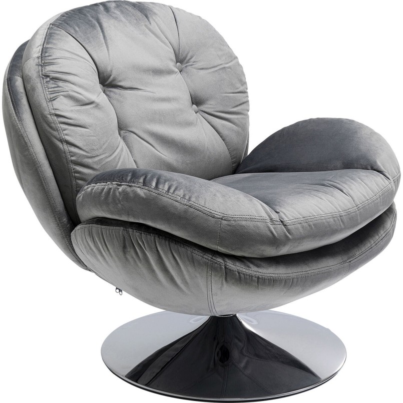 Fauteuil pivotant Cosy gris