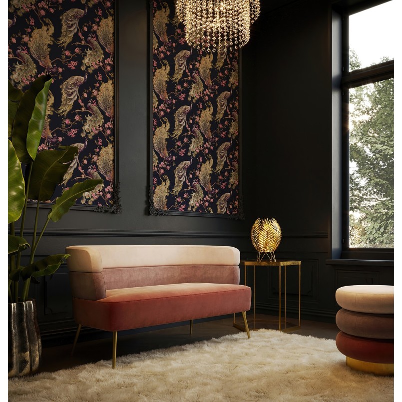 Pouf Sandwich mauve