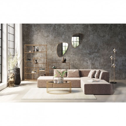 Sofa Infinity Velvet Taupe Right Kare Design