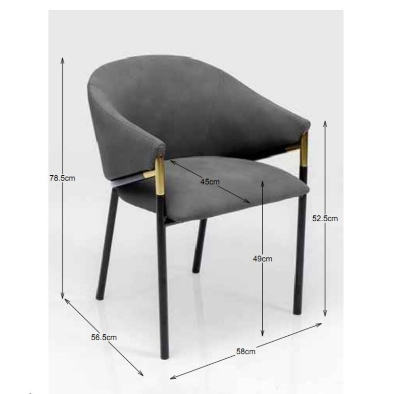 Chaise à./acc. Boulevard