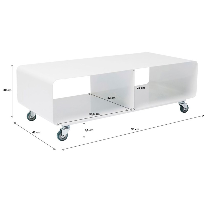 Lounge M TV Mobil White Kare Design