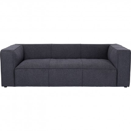 Sofa Cubetto 3-Zits donkergrijs 220cm Kare Design