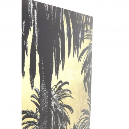 Wandfoto Metallic Palms 120x180cm Kare Design