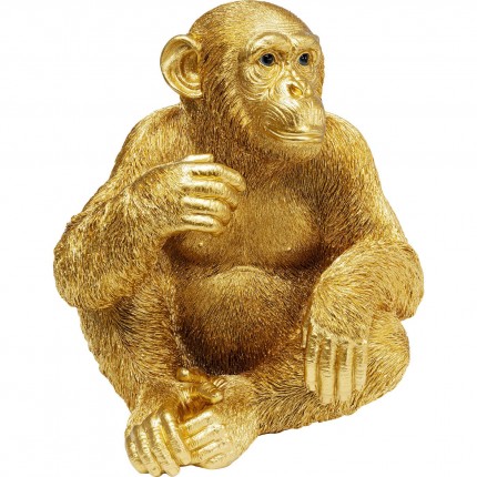 Figurine décorative Baby Ape doré 53