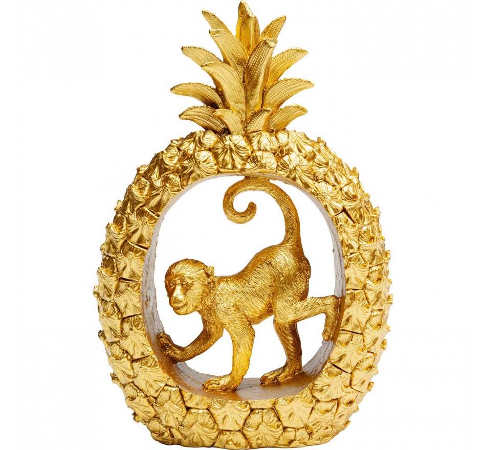 Decoratie gouden aap Kare Design