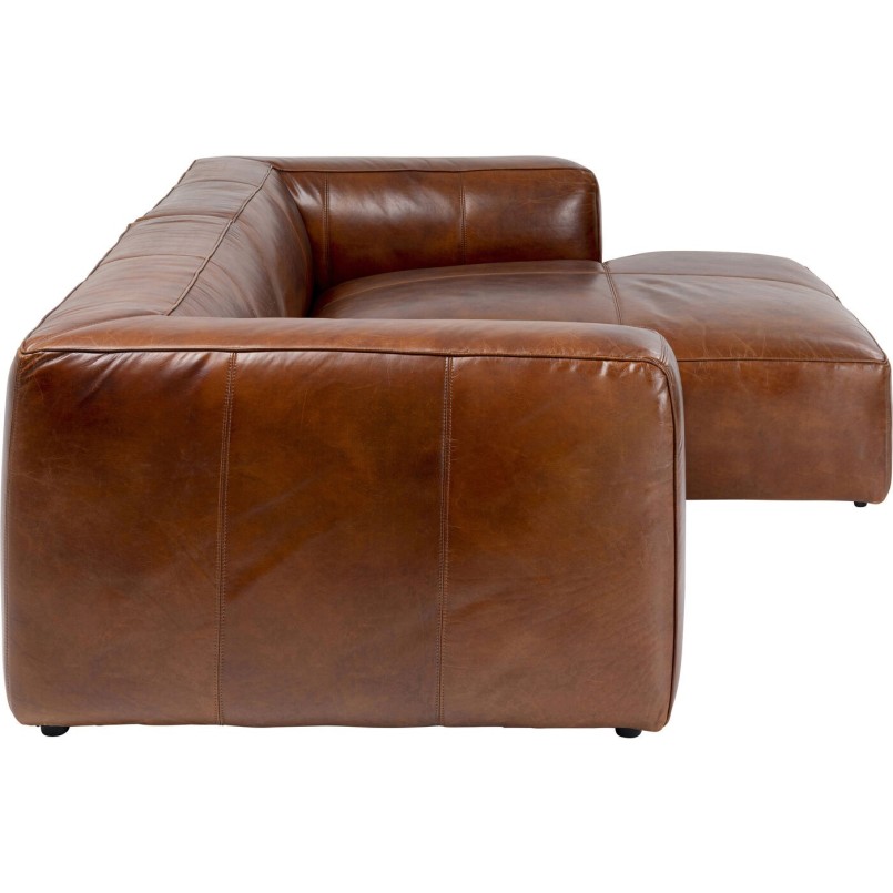 Canapé d'angle en cuir Cubetto Kare Design