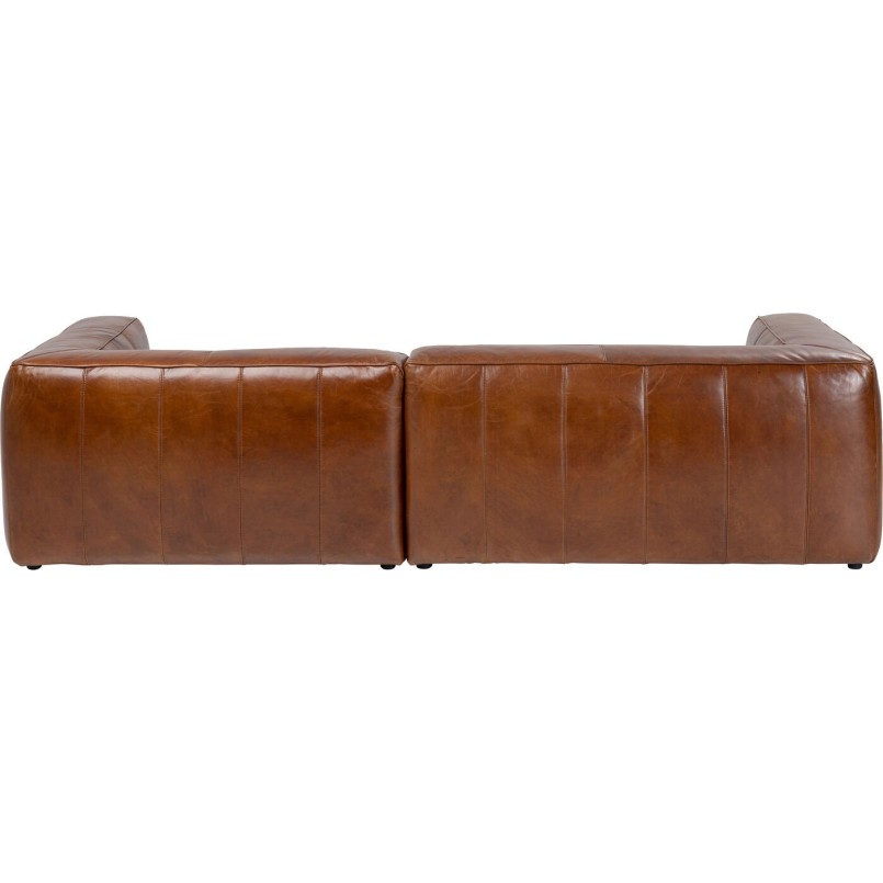 Canapé d'angle en cuir Cubetto Kare Design