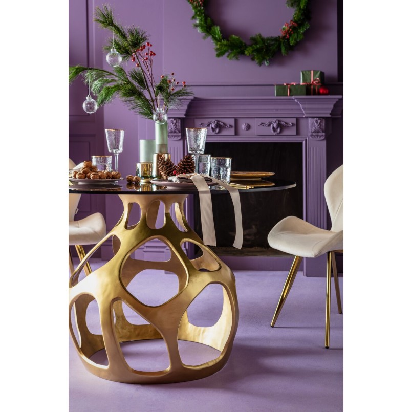 Table Volcano doré Ø120cm