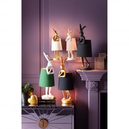 Table Lamp Animal Rabbit Gold Kare Design