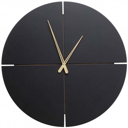 Wall Clock Andrea Black Ø60cm Kare Design