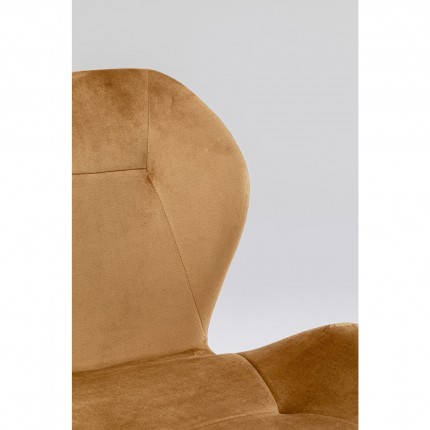 Chair Viva velvet brown Kare Design
