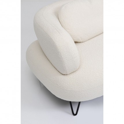 Sofa Peppo 2-Zits creme Kare Design