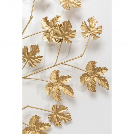 Wall Coat Rack Leafline Gold 158cm Kare Design
