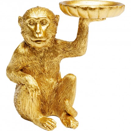 Tealight Holder Monkey Gold Kare Design