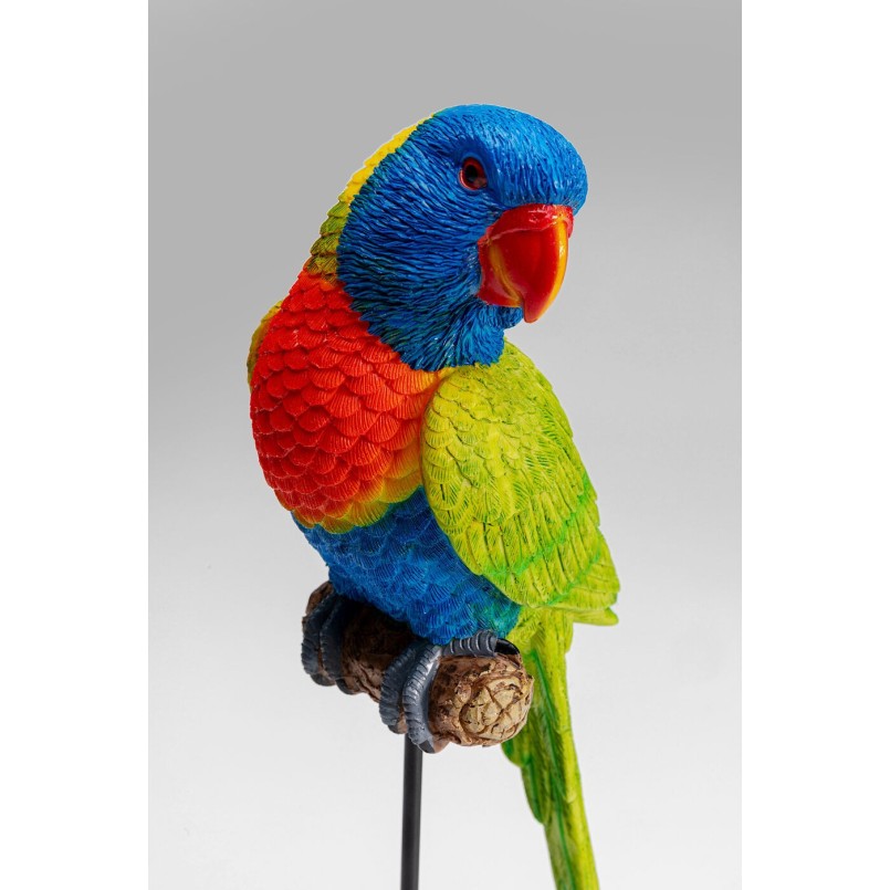 Déco perroquet vert 36cm Kare Design