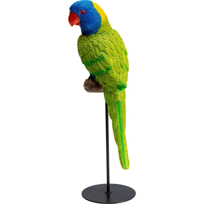 Déco perroquet vert 36cm Kare Design