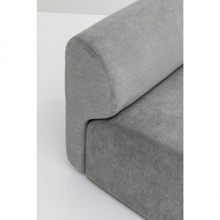 Ligtoel links Lucca sofa grijs Kare Design