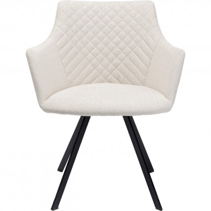 Chair with armrests Coco Cream Kare Design
