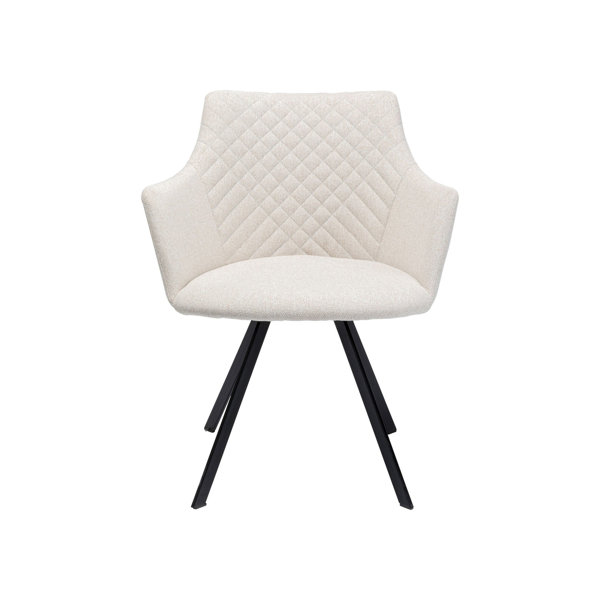 Chaise pivotante Coco crème