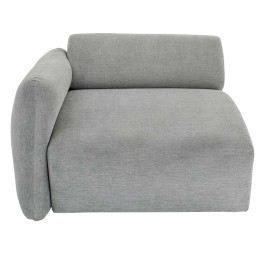 Lucca élément d angle gauche gris 89cm