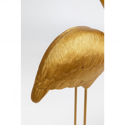 Deco Flamingo Love Gold 63cm Kare Design