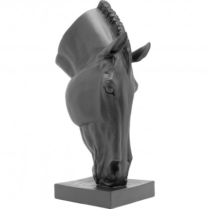Objet décoratif Horse Face noir 57cm