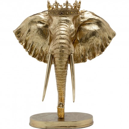 Objet décoratif Elephant Royal doré 57cm