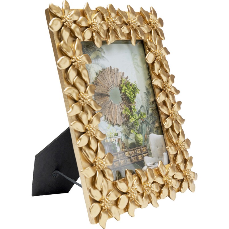 Cadre photo Flower fleurs dorées Kare Design