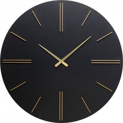 Wall Clock Luca Black Ø70cm Kare Design