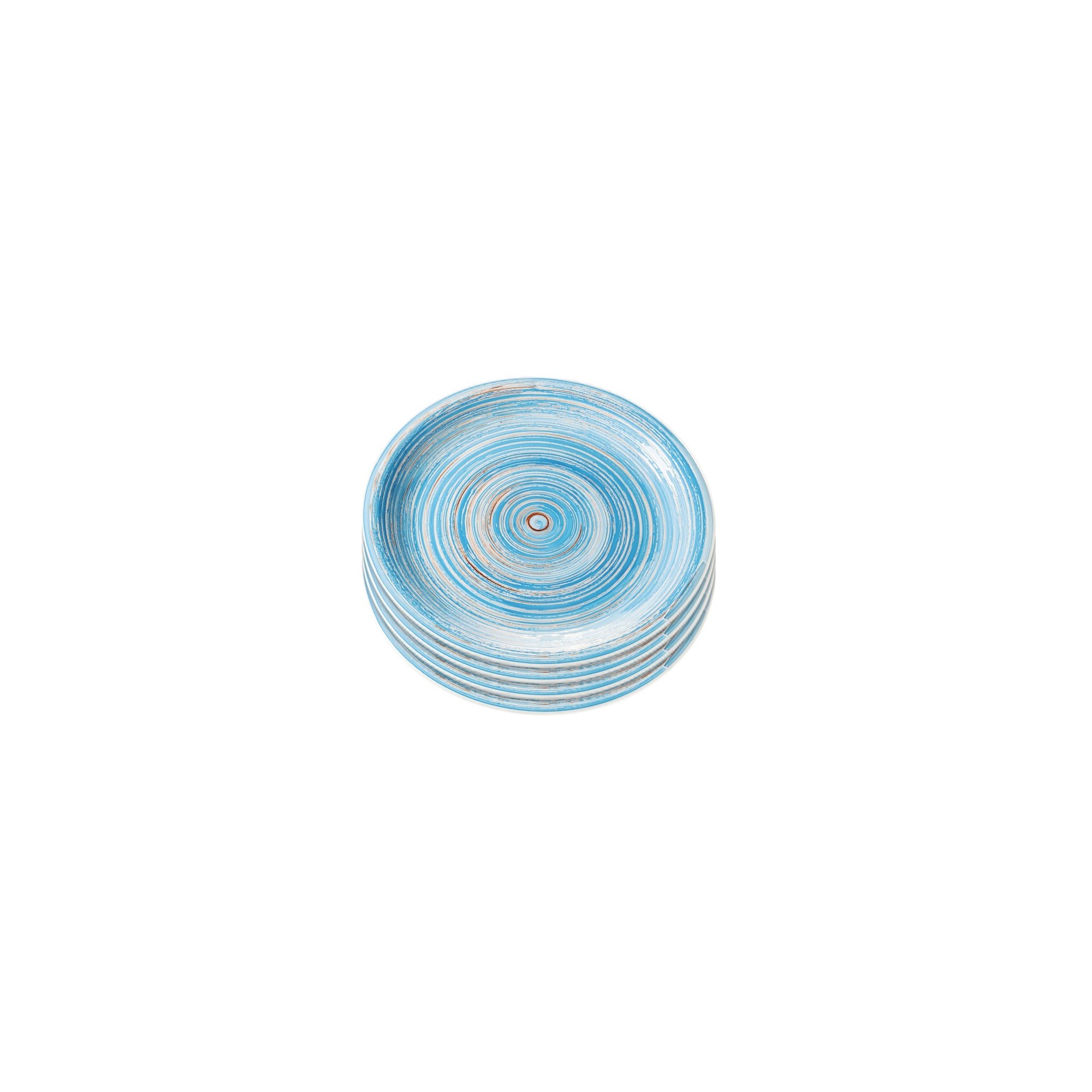 Plate Swirl Blue Ø19cm Kare Design