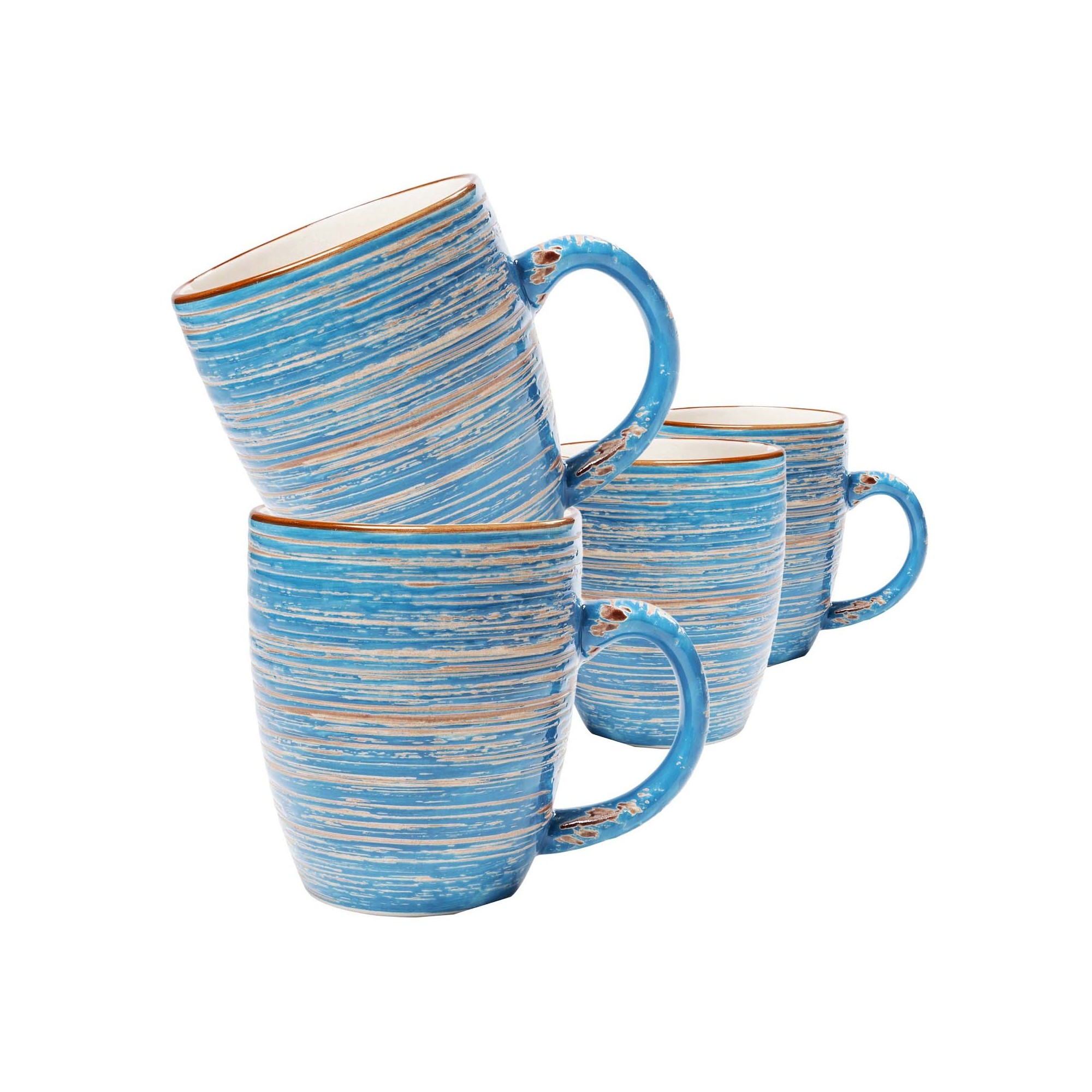 Mug Swirl Blue Kare Design