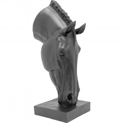 Objet décoratif Horse Face noir 72cm